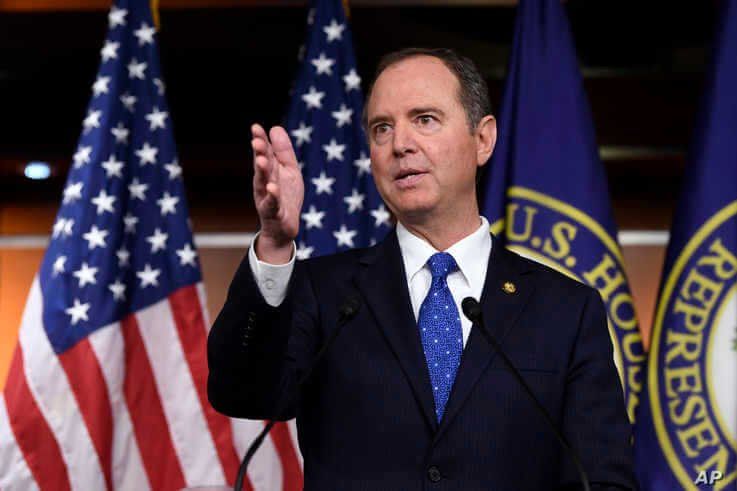 House Intelligence Committee Chairman Adam Schiff, D-Calif., speaks during a news conference on Capitol Hill in Washington, Dec. 3, 2019.