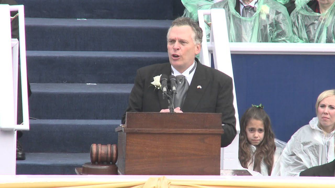 Terry McAuliffe sworn in as 72nd governor of Virginia