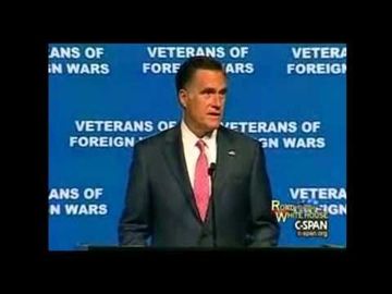 At VFW, Romney remembers military victims of Colorado shooting