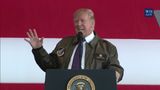 President Trump and the First Lady Participate in a Yokota Air Base Troop Event