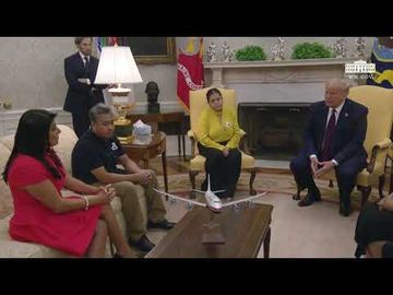 President Trump Meets with the Family of SPC Vanessa Guillen