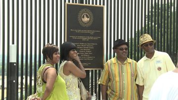 Plaque Unveiled For Anniversary Of Fort Totten Metro Crash