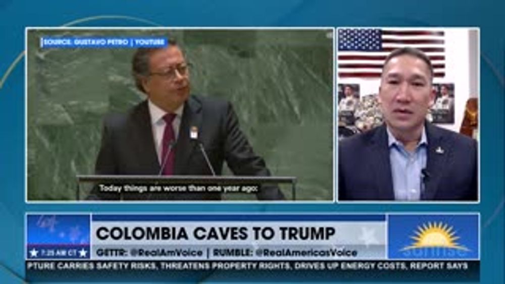 COLOMBIA CAVES TO TRUMP