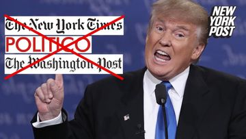 When the media hits Trump, he strikes back