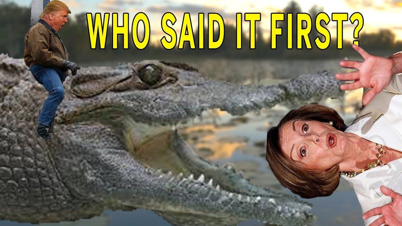 Who drained the swamp? Pelosi or Trump?