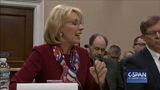Secretary Betsy DeVos answers question on her ‘grizzlies’ comments (C-SPAN