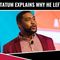 Brandon Tatum Explains Why He Left The Left!