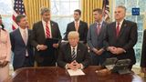 President Trump Signs H.J. Res. 41