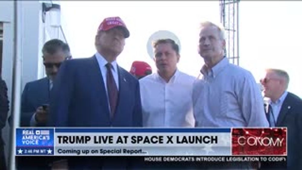 TRUMP IN TEXAS AT SPACE X LAUNCH