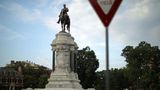 Virginia Democrat Gov Northam to remove graffiti-covered pedestal of now gone Robert E. Lee statue