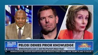PELOSI CLAIMS SHE KNEW NOTHING ABOUT SWALWELL