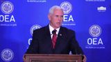 Vice President Pence Delivers Remarks During a Protocolary Meeting at the OAS