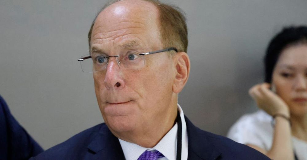 U.S. 'very close' to recession according to BlackRock CEO Larry Fink