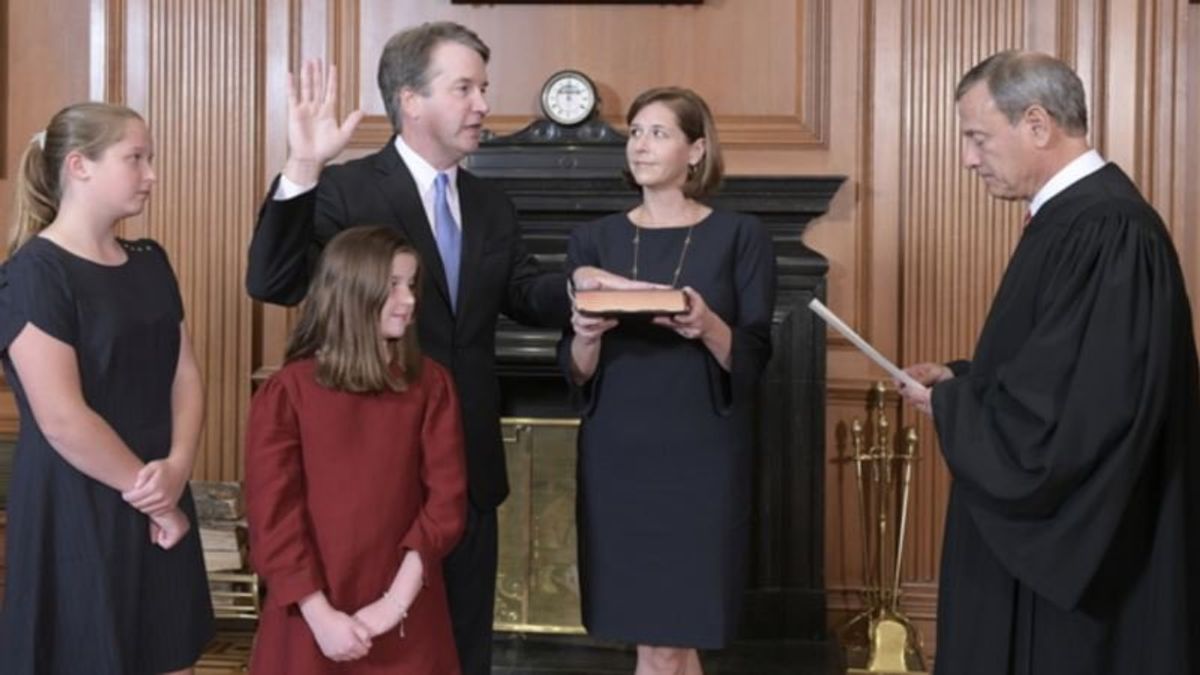 Kavanaugh Sworn in As Supreme Court Justice