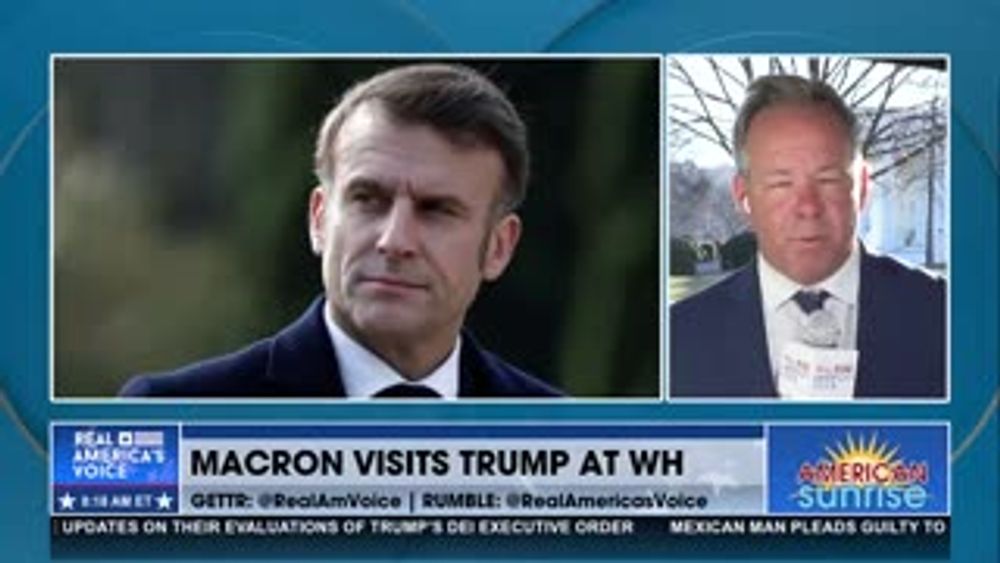 MACRON VISITS TRUMP AT WHITE HOUSE