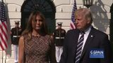 White House Moment of Silence for victims of Las Vegas Shooting (C-SPAN)