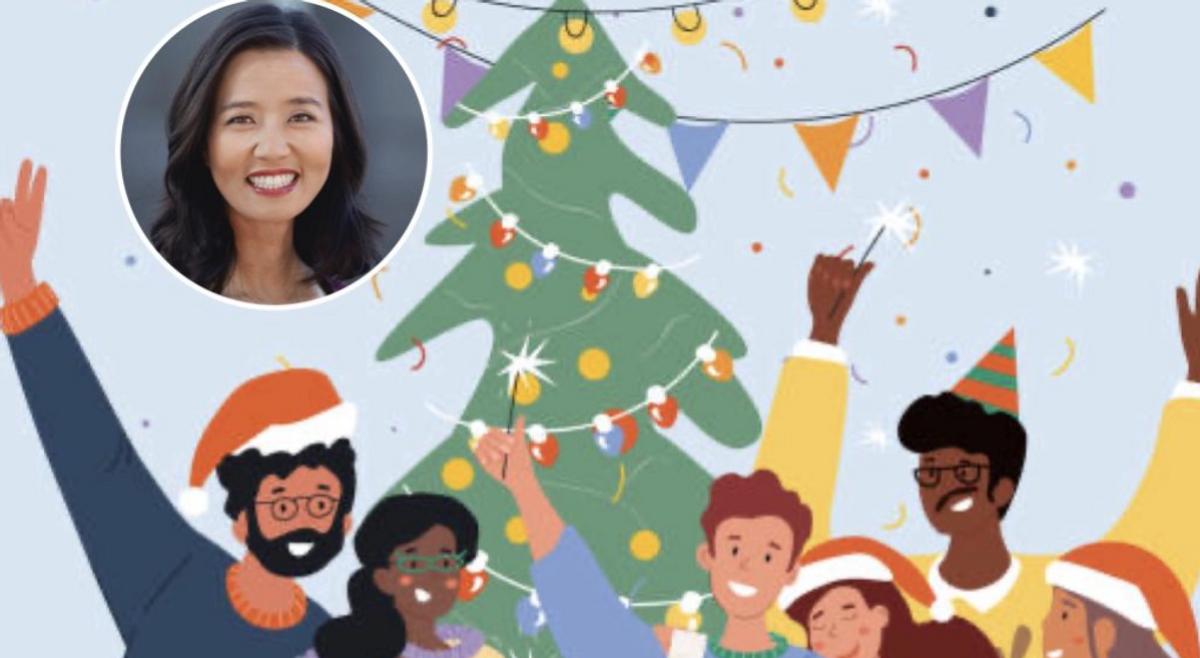 No “White” Christmas for “Racist” Boston Mayor Michelle Wu