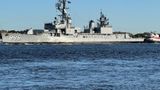 WWII-era destroyer arrives in Jacksonville, will be permanently docked at naval museum