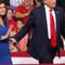 Former President Trump made a surprise appearance at a Sarah Huckabee Sanders campaign event