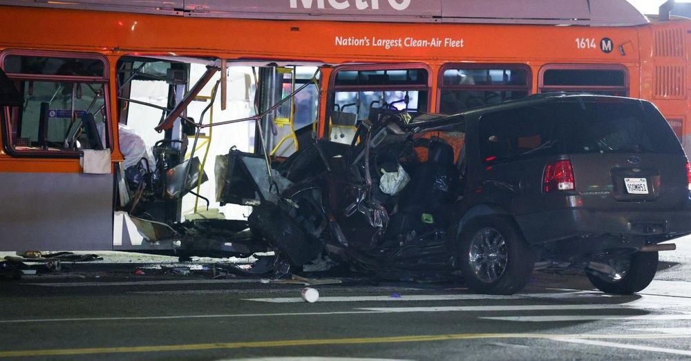 SUV driver in bus accident near deadly helicopter crash arrested on suspicion of murder: LAPD