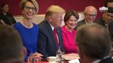 President Trump Participates in a Business Roundtable
