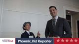 Cabot Phillips with Campus Reform and Phoenix Kid Reporter