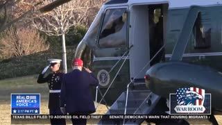 TRUMP BOARDS MARINE ONE