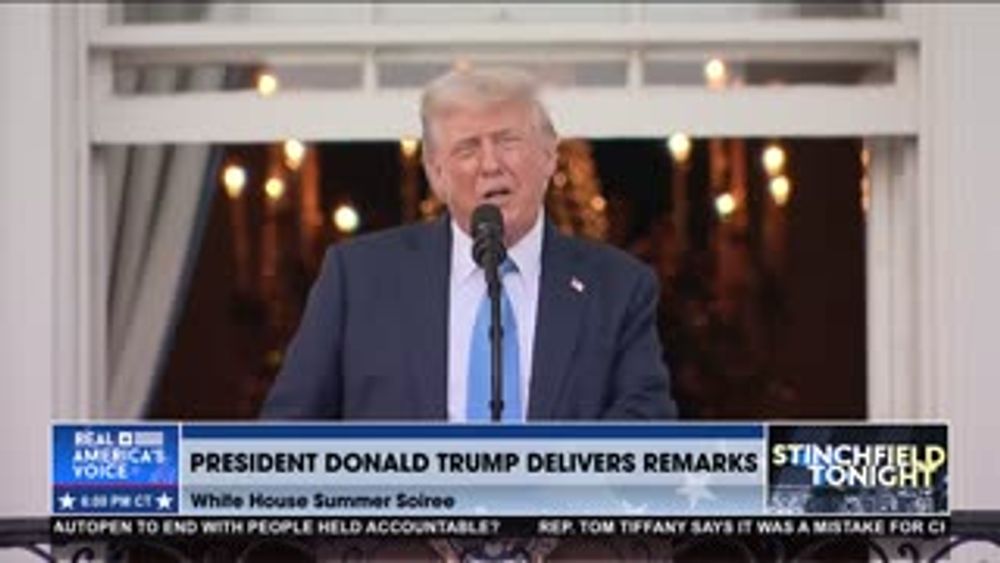 TRUMP SPEAKS AT SUMMER SOIRE
