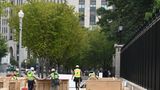 Feds begin fortifying DC with security barriers, fencing roughy 3 months ahead of Inauguration Day