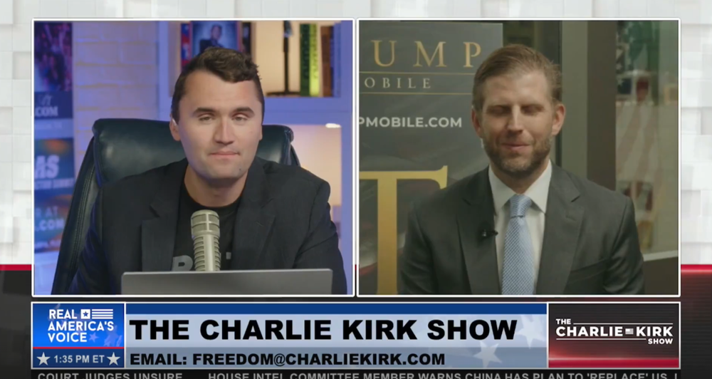 ERIC TRUMP ON HIS FATHER: “HE’S A REMARKABLE PERSON”