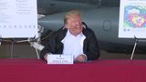 President Trump Participates in a Briefing on Hurricane Florence in North Carolina