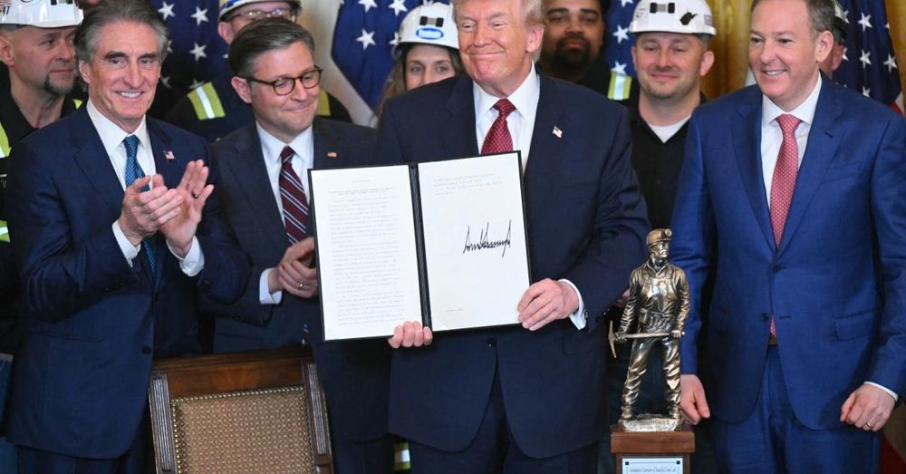 Trump signs executive order directing Department of War to use coal