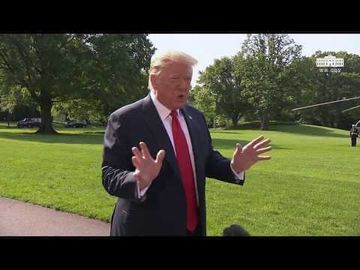 President Trump Delivers Remarks Upon Departure