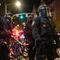 Protestors punches Portland police officer to ground, in demonstrations after Chauvin verdict