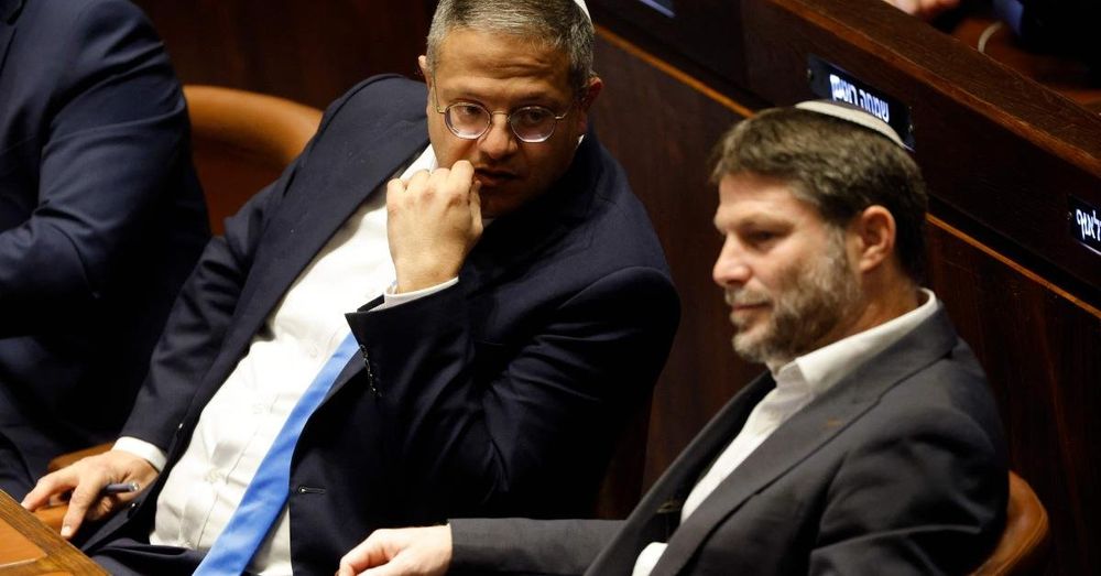 UK, others sanction Israel's finance, national security ministers over West Bank violence
