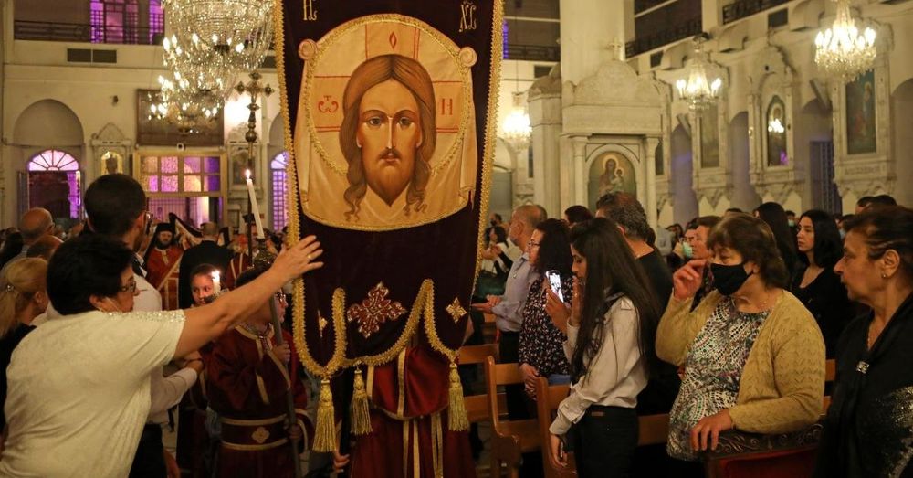 Syrian Christians face uncertainty as rebels promise to respect their rights and Assad regime falls