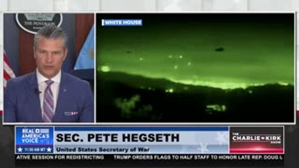 SEC OF WAR GIVES INSIDE LOOK INTO VENEZUELAN OP VIDEO FEED