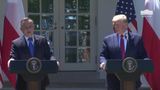 President Trump Participates in a Joint Press Conference with the President of Poland