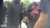 ANTIFA maced an individual then hounds photographer for taking pictures