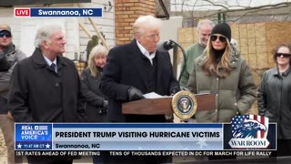 PRESIDENT TRUMP ANNOUNCES HIS PLAN TO HELP VICTIMS OF HURRICANE HELENE