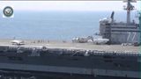 Raw: Navy completes 1st unmanned carrier landing