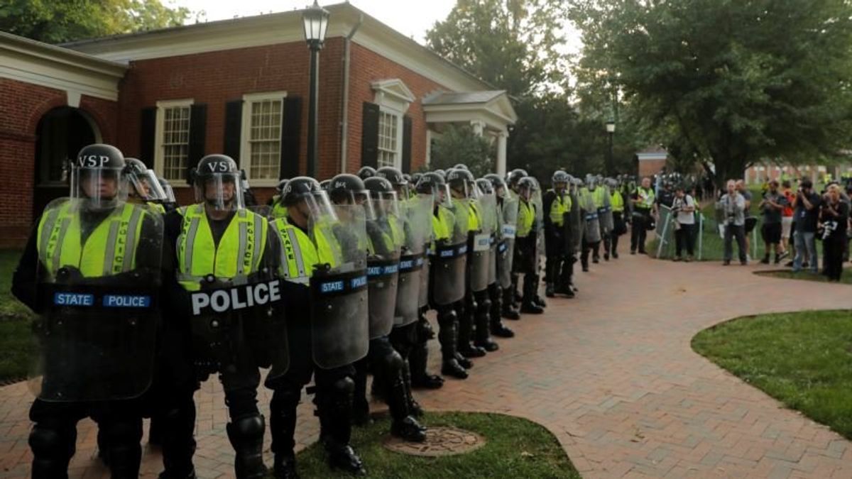 Tense Confrontation Amid Peaceful Vigils in Charlottesville