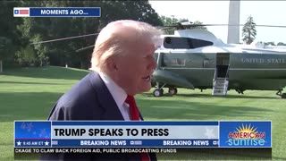 POTUS ADDRESSES EPSTEIN AND WSJ LETTER