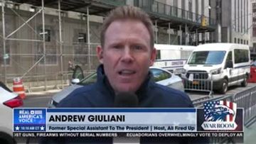 Andrew Giuliani: “The Biden Justice Department is running these trials.”