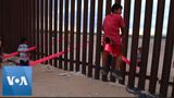 Protest Seesaw Links Kids on Both Sides of U.S.-Mexico Border