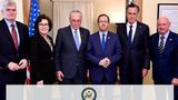 Chuck Schumer and bipartisan Senate delegation rushed to Tel Aviv bomb shelter