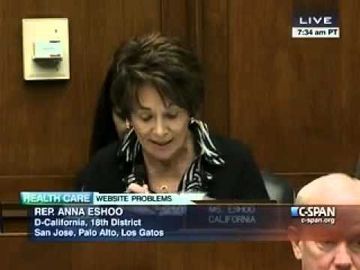 Anna Eshoo calls out Obamacare website developers