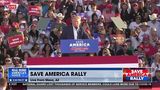 The crowd in a display of extreme gratitude chanted "THANK YOU TRUMP"