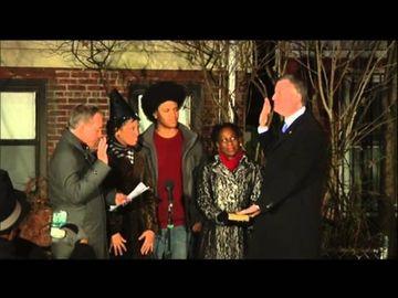 Bill De Blasio sworn in as NYC mayor