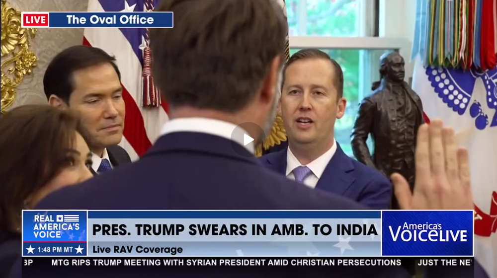 SERGIO GOR OFFCIALLY SWORN IN AS AMB. TO INDIA